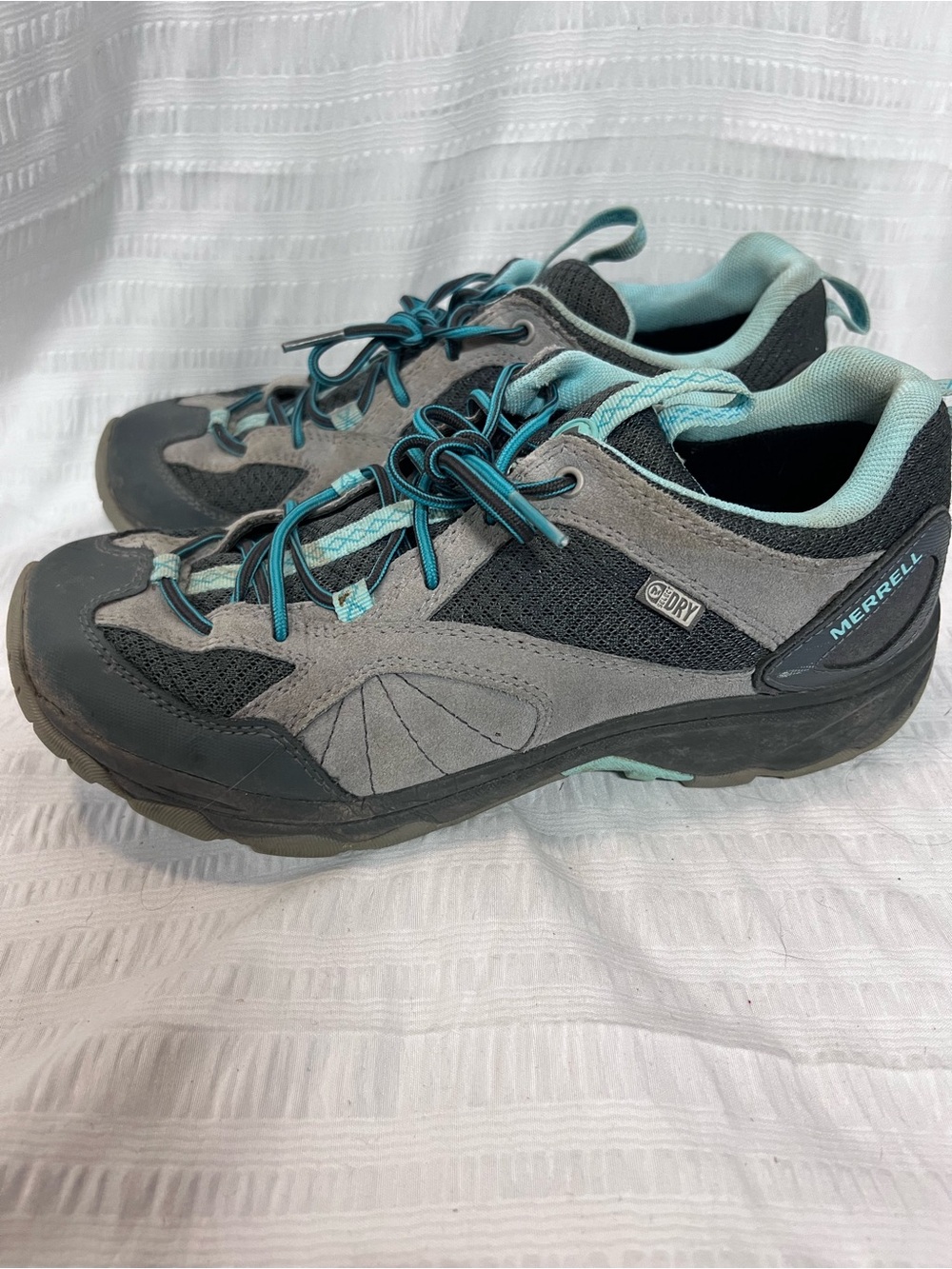 Merrell Women's Gray & Teal Lightweight Trail Shoes